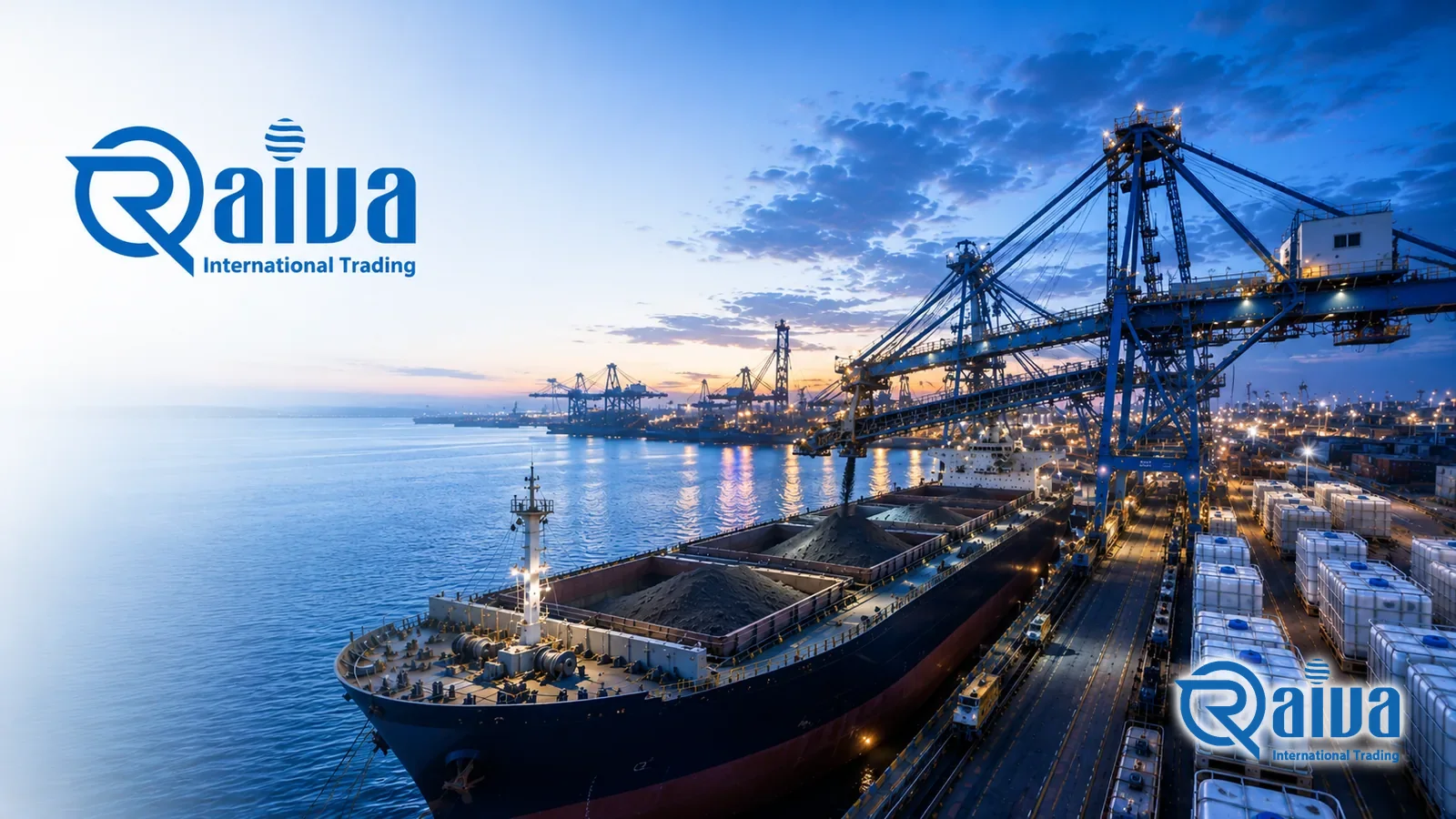 Global B2B mineral export logistics and shipping — Raivaco