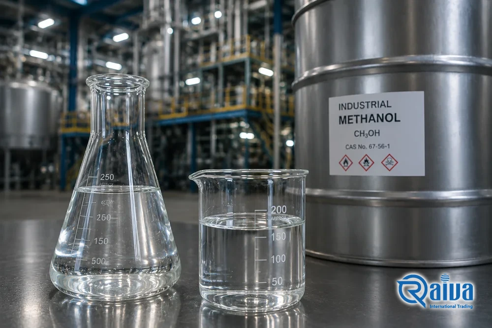 Methanol — industrial grade for the chemical industry — B2B bulk export supplier — Raivaco